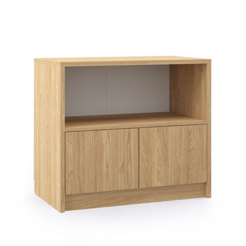 Półkotapczan GENIUS siłownikami gazowymi 120x200 | 140x200 | 160x200 z dodatkowymi  szafami (fronty matowe)