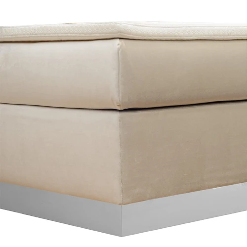 Łóżko kontynentalne 700 z ramką drewnianą - New Elegance