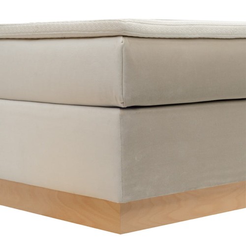 Łóżko kontynentalne 700 z ramką drewnianą - New Elegance