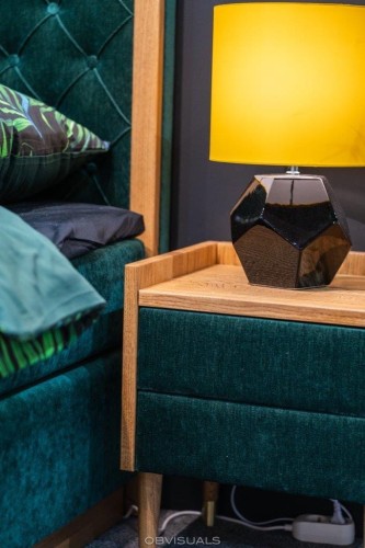 Łóżko kontynentalne 700 z ramką drewnianą - New Elegance