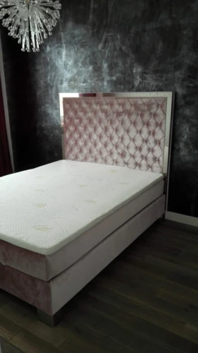 Łóżko kontynentalne 700 z ramką drewnianą - New Elegance