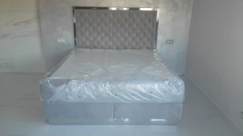 Łóżko kontynentalne 700 z ramką drewnianą - New Elegance