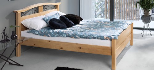 Łóżko drewniane Korfu nowy model