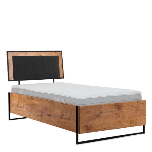 Łóżko Loft 90x200 cm młodzieżowe bez lub z pojemnikiem jednoosobowe