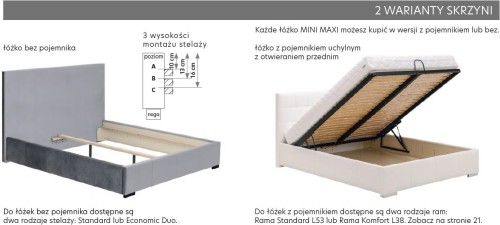 Łóżko Mini Maxi 3000