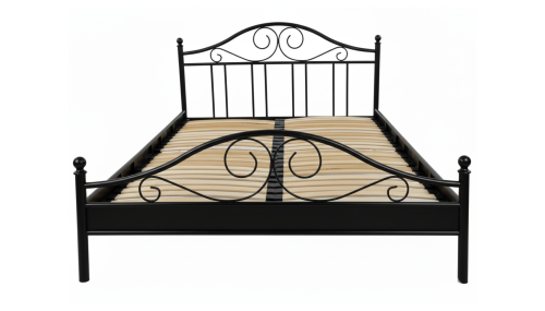 Łóżko metalowe Antic ze stelażem