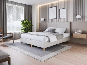 Łóżko kontynentalne Quaddro Duo z pojemnikiem lub bez