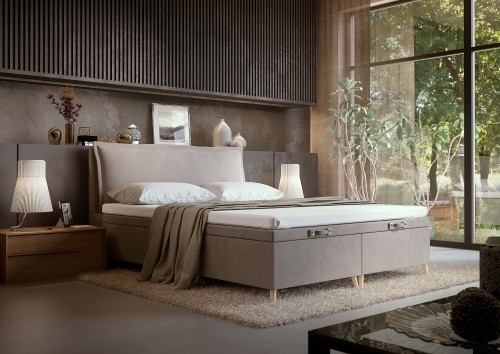 Łóżko kontynentalne Pillows One z pojemnikiem lub bez