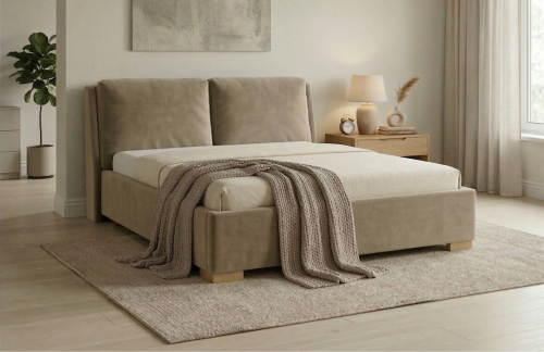 Łóżko tapicerowane Monaco z pojemnikiem lub bez