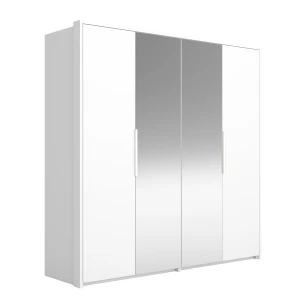 Szafa z lustrami 4D 205 cm New York 2.0 biała