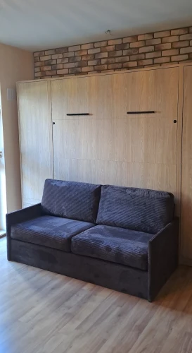 Sofa do półkotapczanu GENIUS 140 lub 160 cm rozwiązanie do małych pomieszczeń