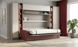 Półkotapczan poziomy GENIUS COMFORT z sofą (mix kolorów) rozmiary 120x200 | 140x200 cm