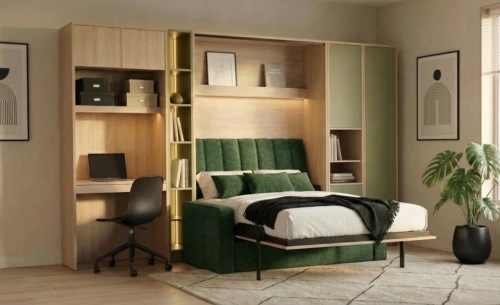 Półkotapczan Genius Comfort pionowy z panelem i sofą tkanina Vera 07.jpg