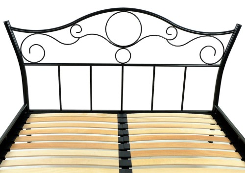 Łóżko metalowe Mirada ze stelażem