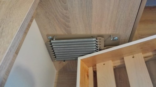 Półkotapczan poziomy Basic 90x200 | 120x200 | 140x200 kolory matowe jednoosobowy lub dwuosobowy z szafami i nadstawką do wyboru