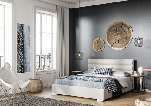 Łóżko tapicerowane Quaddro Level