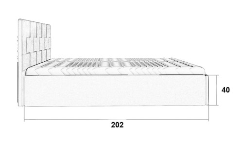 Korpus Box TIX z pojemnikiem na pościel