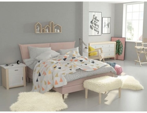 Łóżko kontynentalne Ladylike