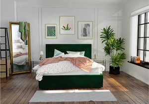 Łóżko tapicerowane Momiko