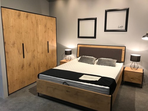 Łóżko Loft bez pojemnika lub z pojemnikiem