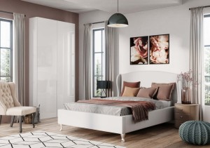 Łóżko tapicerowane Genua