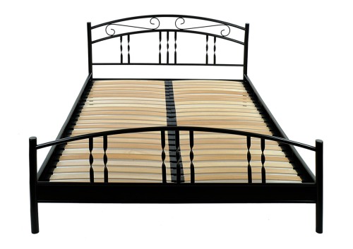 Łóżko metalowe Aneta ze stelażem