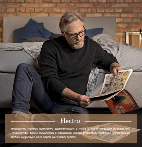 Materac Electro hybrydowy HILDING