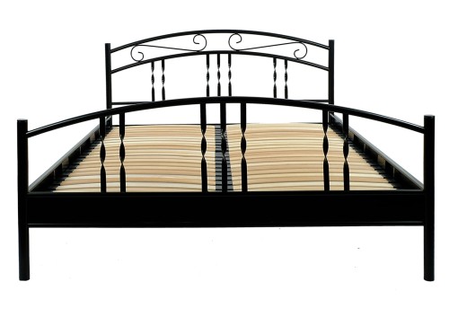 Łóżko metalowe Aneta ze stelażem