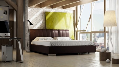 Łóżko tapicerowane Naomi Lux