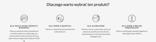 Materac Melody lateksowy HILDING