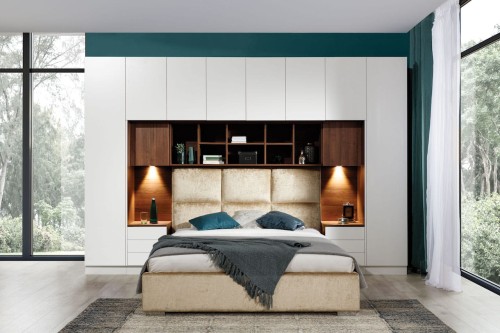 System mebli Sleep Varia ze stolikami nocnymi (fronty matowe)