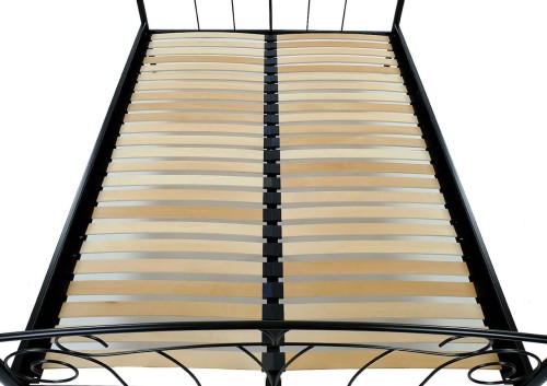 Łóżko metalowe Wanda ze stelażem