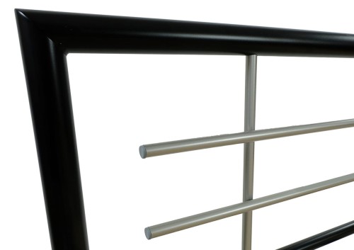 Łóżko metalowe Mira ze stelażem