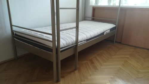 Łóżko piętrowe Bartek metalowe