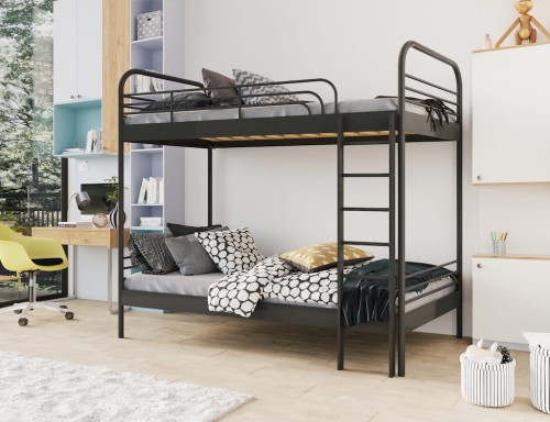 Łóżko piętrowe Bartek metalowe