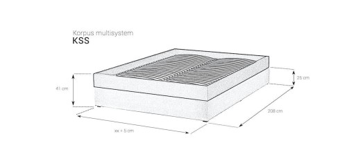 Korpus Box KSS z pojemnikiem otwieranym z boku