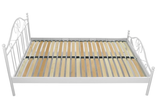 Łóżko metalowe Antic ze stelażem