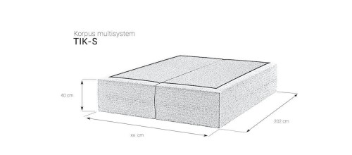 Korpus Box TIX z pojemnikiem na pościel