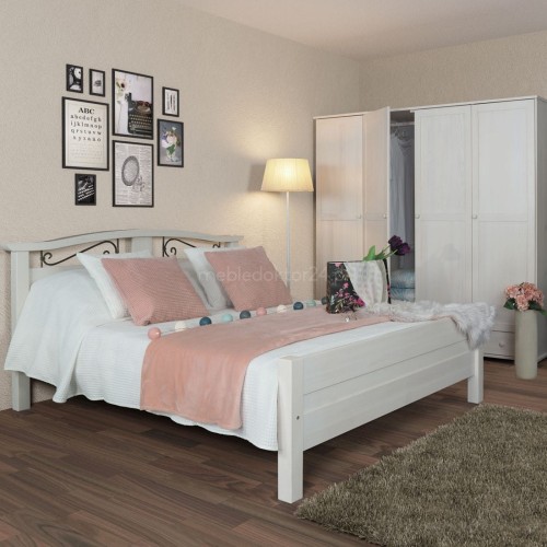 Łóżko drewniane Korfu nowy model