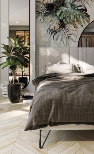 Łóżko tapicerowane 81242