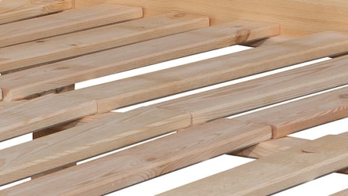 Łóżko sosnowe Royal